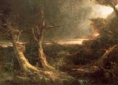 Tornado in an American Forest 1831 By Thomas Cole