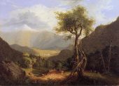 View in the White Mountains 1827 By Thomas Cole