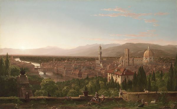 View of Florence from San Miniato 1837 | Oil Painting Reproduction