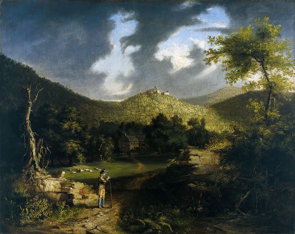 View of Fort Putnam by Thomas Cole | Oil Painting Reproduction