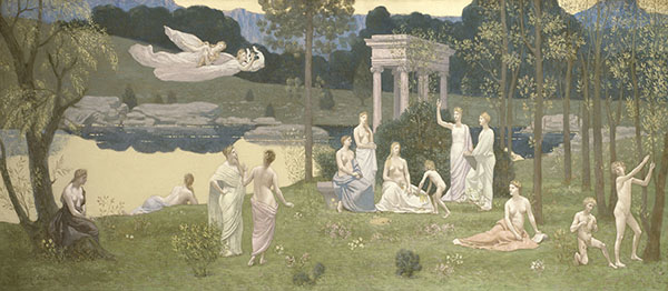 The Sacred Grove 1884 by Puvis de Chavannes | Oil Painting Reproduction