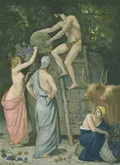 The Wine Press By Puvis de Chavannes