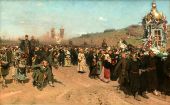 Easter Procession in the Region of Kursk By Ilya Repin