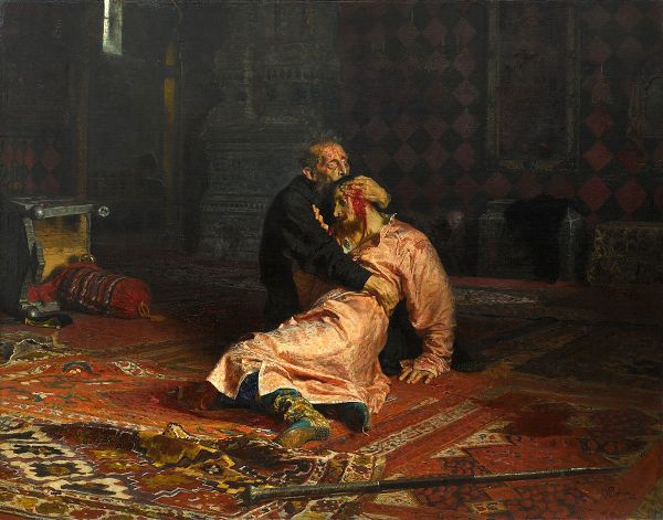 Ivan the Terrible and His Son 1581 | Oil Painting Reproduction