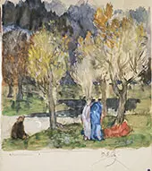Sacred Grove By Puvis de Chavannes