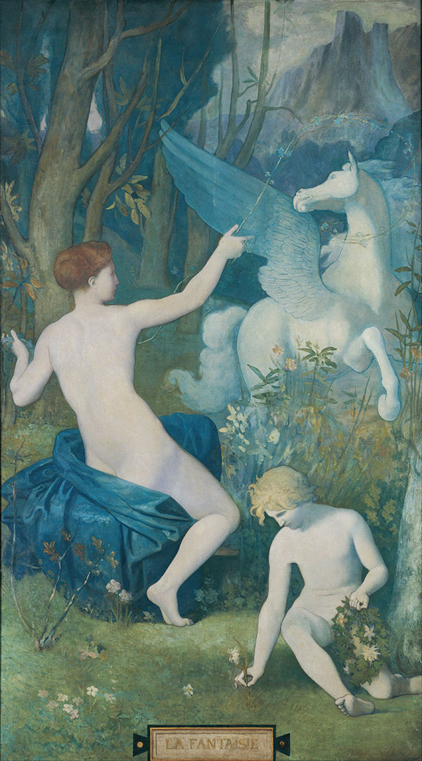 Fantasy by Puvis de Chavannes | Oil Painting Reproduction