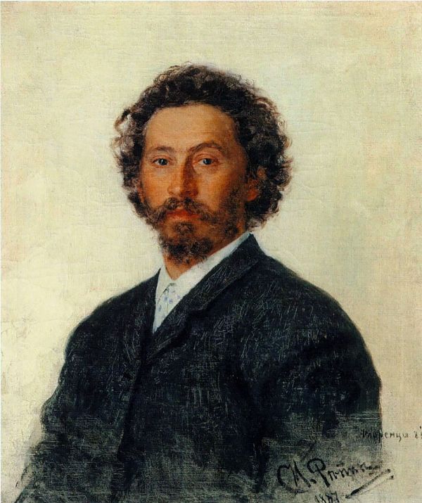 Self Portrait 1887 by Ilya Repin | Oil Painting Reproduction