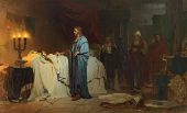The Revival of the Daughter of Jairus 1871 By Ilya Repin