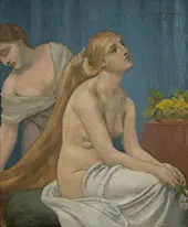 Woman at Her Toilett 1883 By Puvis de Chavannes