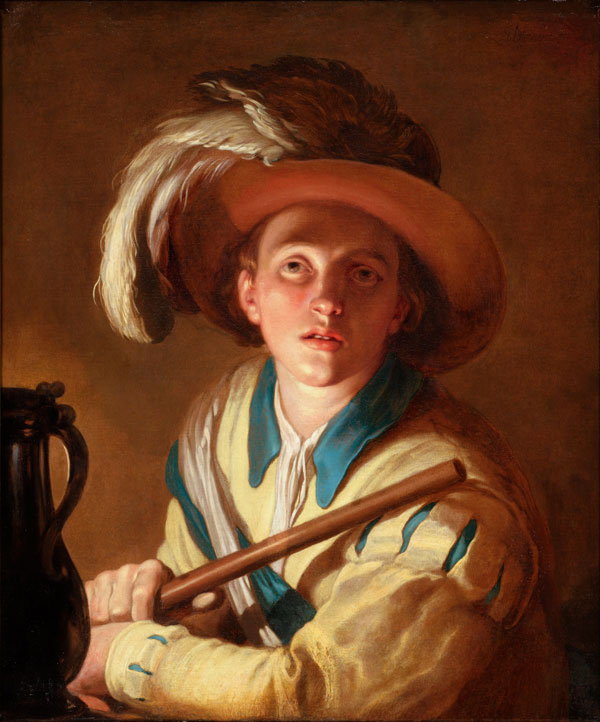 The Flute Player by Abraham Bloemaert | Oil Painting Reproduction