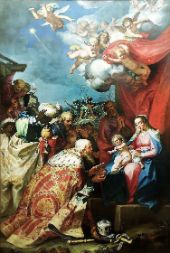 Adoration of the Kings 1624 By Abraham Bloemaert