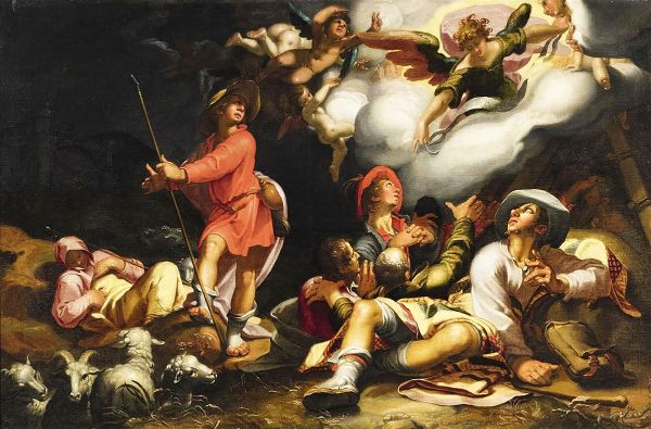 Adoration of the Shepherds 1600 | Oil Painting Reproduction