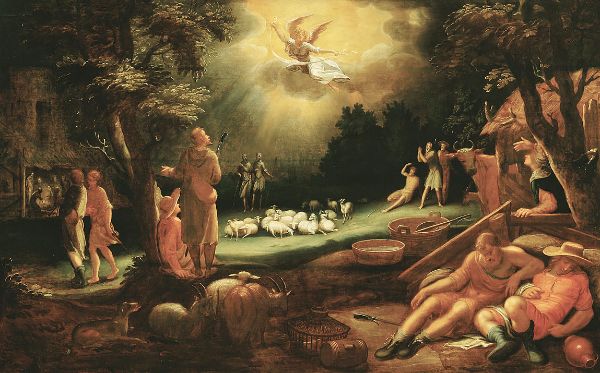 Announcement to the Shepherds 1600 | Oil Painting Reproduction