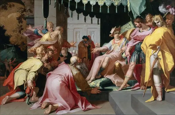 Joseph and his Brothers By Abraham Bloemaert