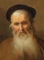 Portrait of an Elderly Man By Abraham Bloemaert