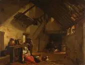 Rest on the Flight into Egypt 1632 By Abraham Bloemaert