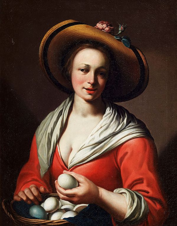 The Egg Seller by Abraham Bloemaert | Oil Painting Reproduction