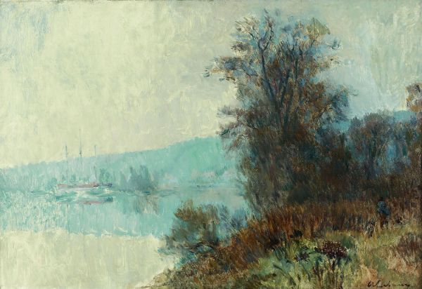 The Banks of the Seine by Albert Lebourg | Oil Painting Reproduction