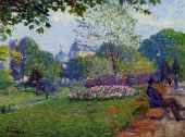 The Park Monceau By Albert Lebourg