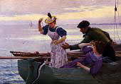 Her First Catch By Alfred Guillou