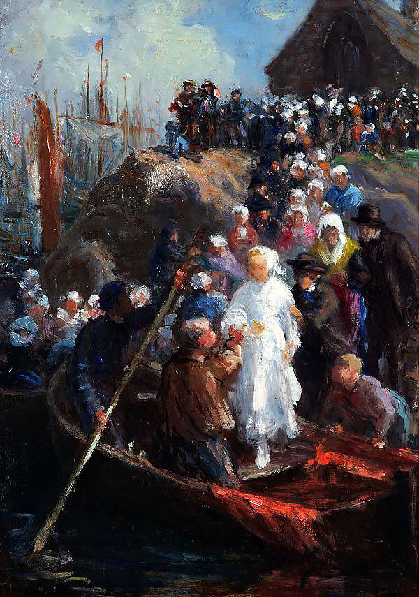 Procession by Alfred Guillou | Oil Painting Reproduction