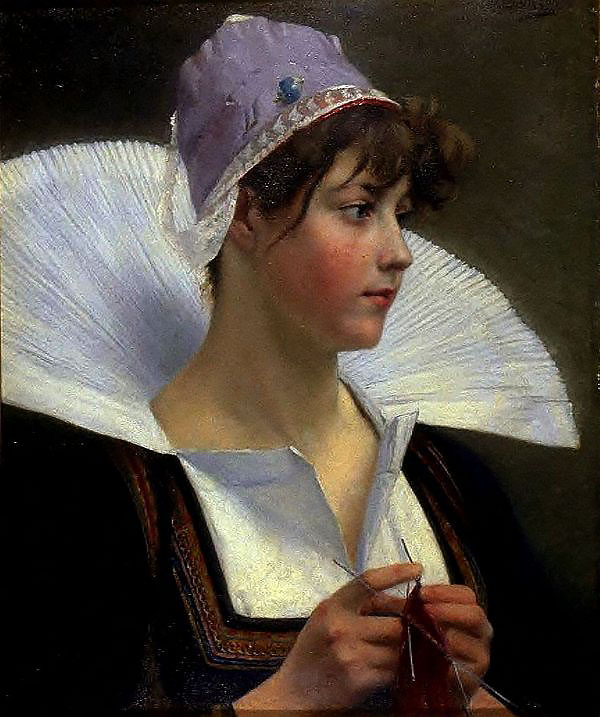 The Maid of Finist by Alfred Guillou | Oil Painting Reproduction