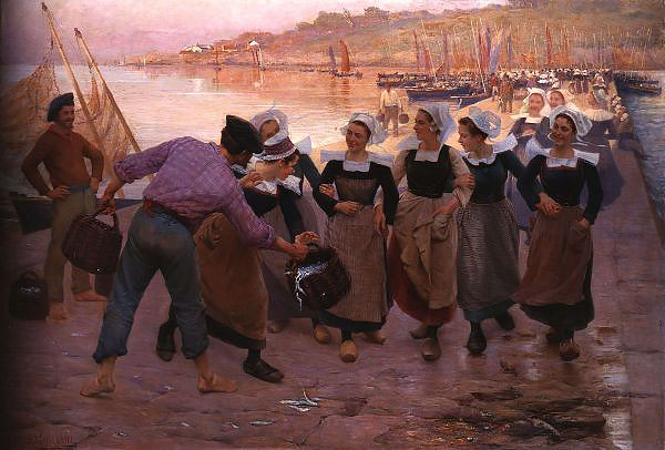 The Sardines of Concarneau 1896 | Oil Painting Reproduction