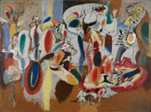 The Liver is the Cock's Comb By Arshile Gorky