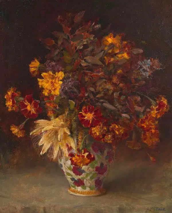 Autumnal Still Life By Alice Marian Ellen Bale