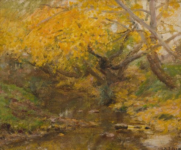 Barkers Creek Castlemaine | Oil Painting Reproduction