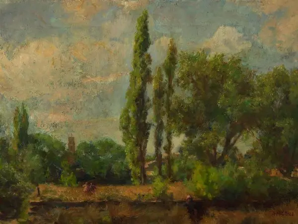 Castlemaine Garden Scene By Alice Marian Ellen Bale