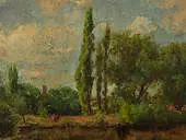 Castlemaine Garden Scene By Alice Marian Ellen Bale