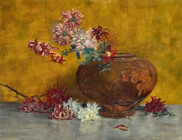 Still Life with Oriental Vase | Oil Painting Reproduction
