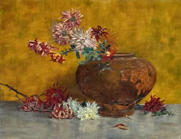 Still Life with Oriental Vase By Alice Marian Ellen Bale