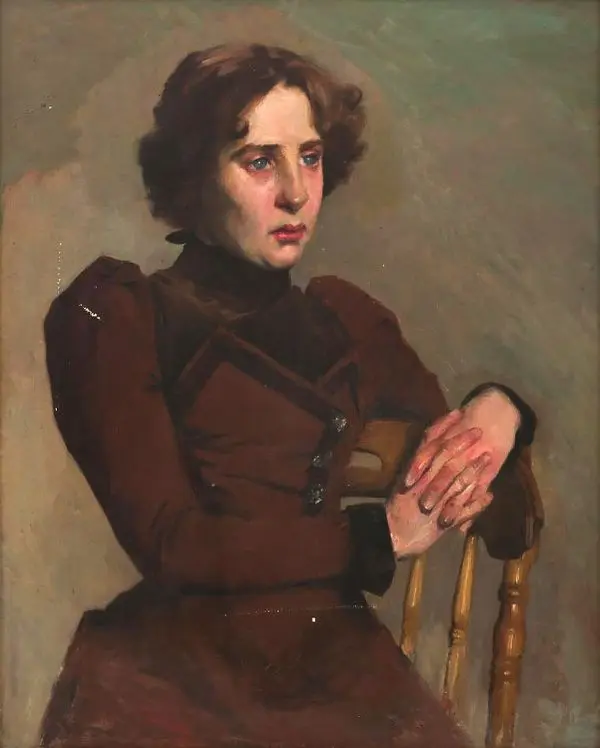 The Sitter c1902 By Alice Marian Ellen Bale