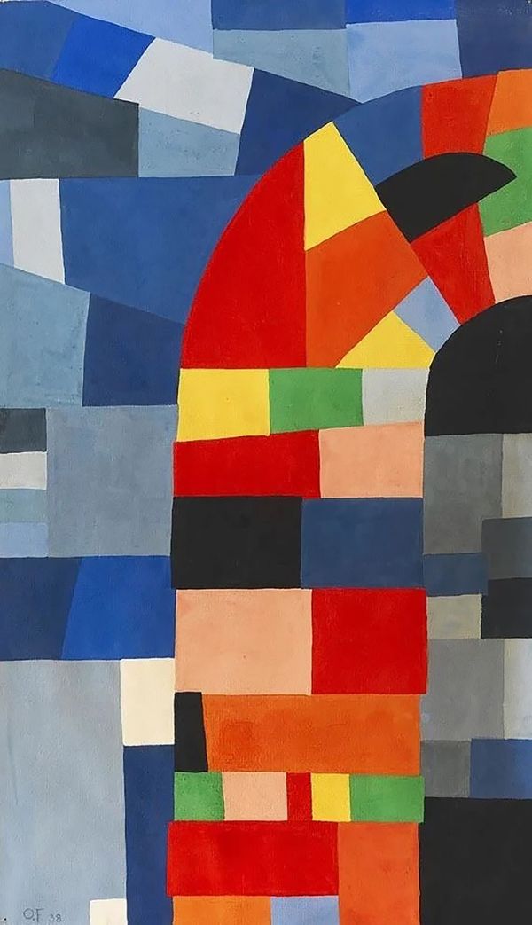 Composition 1938 by Otto Freundlich | Oil Painting Reproduction