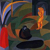 Composition with Three Figures By Otto Freundlich