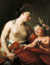Allegory of Autumn 1755 By Andrea Casali