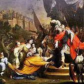 Coriolanus Beseeched by his Wife and Mother By Andrea Casali