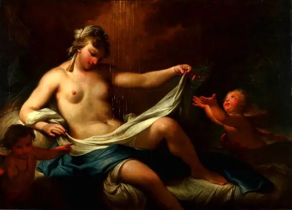 Danae and the Golden Rain By Andrea Casali