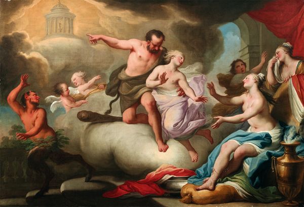 Hercules Shows the way to the Temple | Oil Painting Reproduction