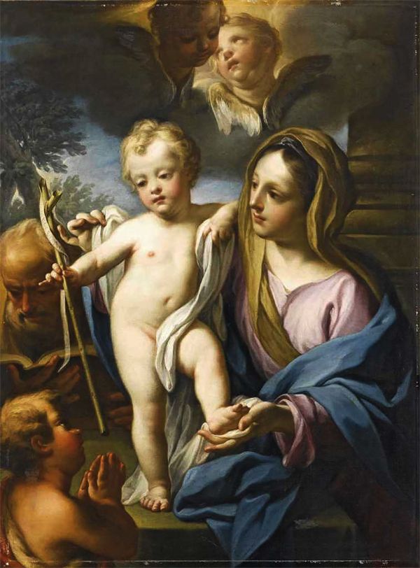 Holy Family with San Giovannino | Oil Painting Reproduction