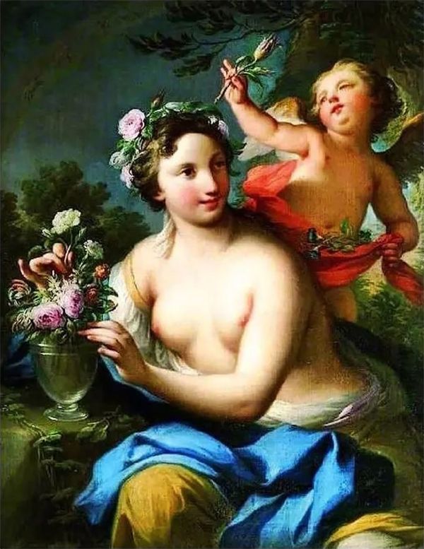 Spring between 1755 by Andrea Casali | Oil Painting Reproduction