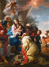 The Adoration of the Magi By Andrea Casali