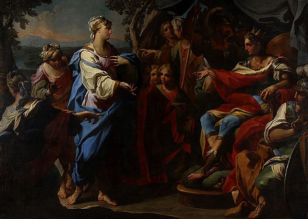 The Family of Darius by Andrea Casali | Oil Painting Reproduction