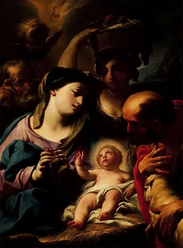 The Holy Family By Andrea Casali