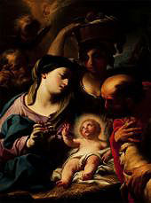 The Holy Family By Andrea Casali
