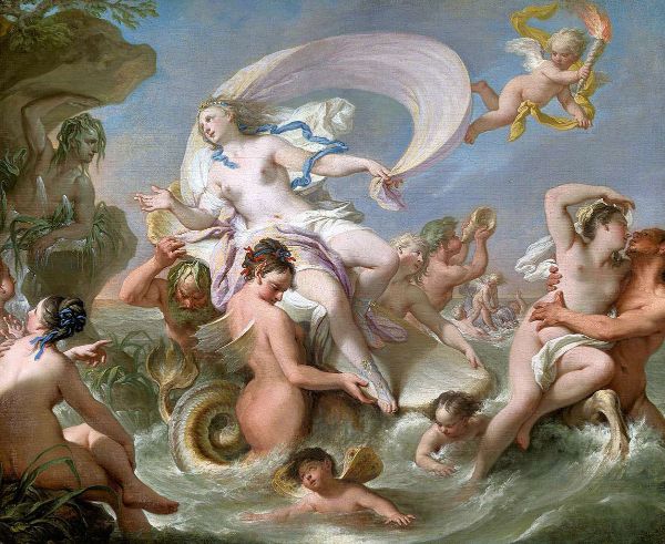 The Triumph of Galatea by Andrea Casali | Oil Painting Reproduction