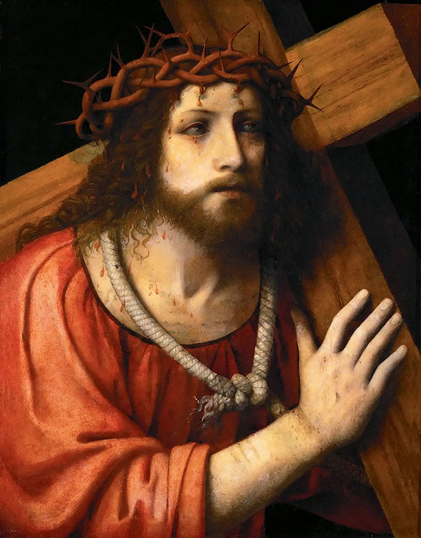 The Carrying of the Cross by Bernardino Luini | Oil Painting Reproduction