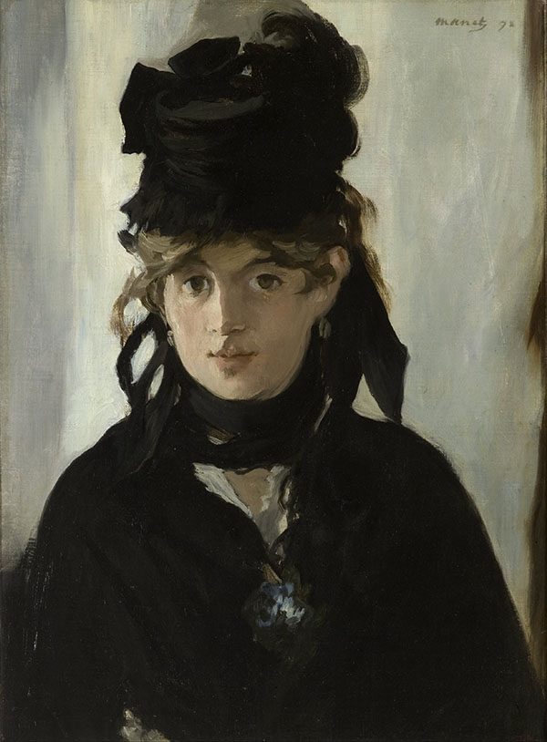 Berthe Morisot with a Bouquet of Violets | Oil Painting Reproduction